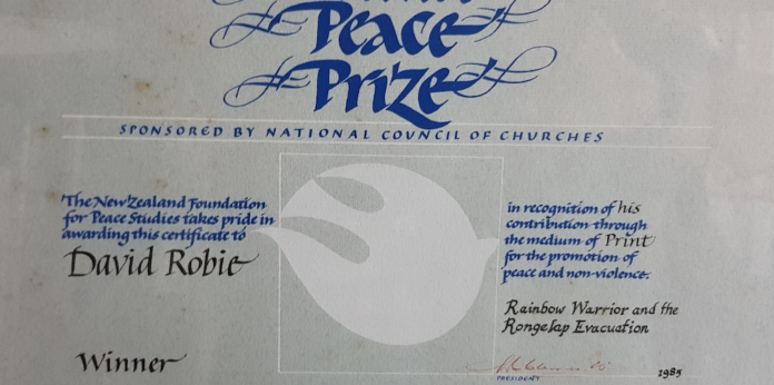 NZ Media Peace Prize 1985