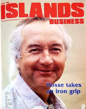 David Robie's Islands Business cover stories on the 1986 Tahitian elections