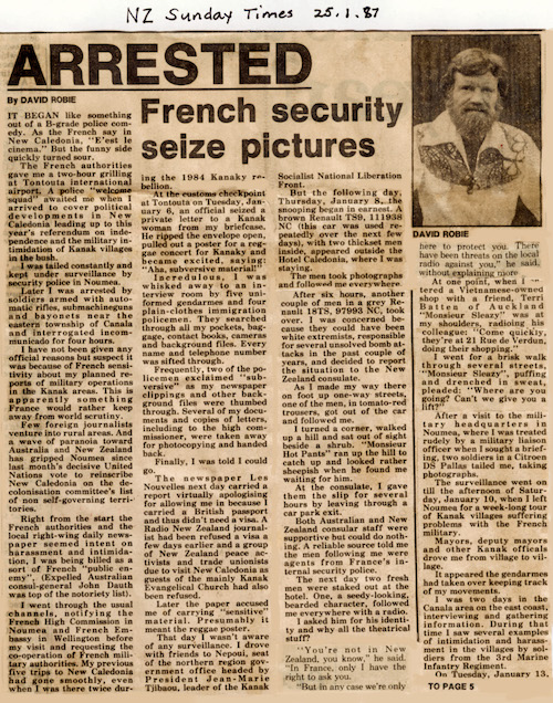 "Arrested - French security seize pictures"