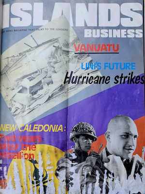 After this "surveillance" episode, David Robie's reports on the militarisation of Kanaky New Caledonia were featured as the cover story in the March 1987 edition of Fiji's Islands Business