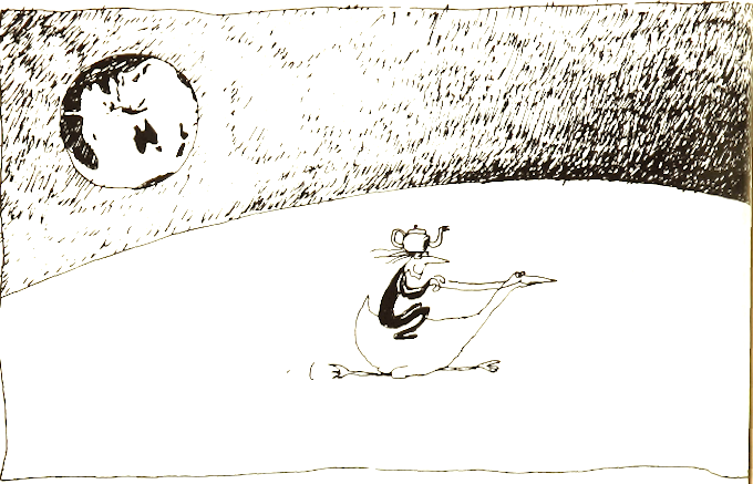 A 1970 Leunig cartoon given to David Robie