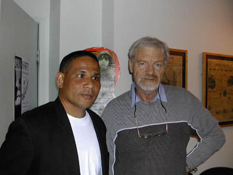 Duran Angiki (left) and David Robie