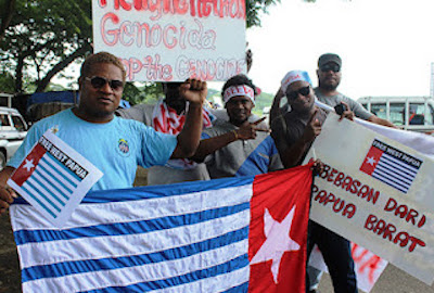 Solomon Islands supporters for the West Papuans