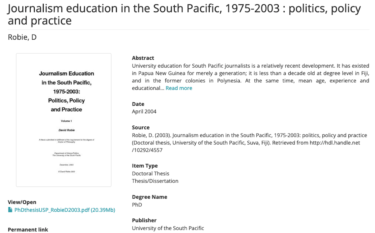 Doctoral thesis, University of the South Pacific. 2004