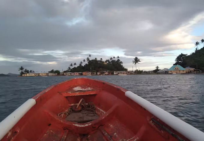 The village on Serua Island, Fiji