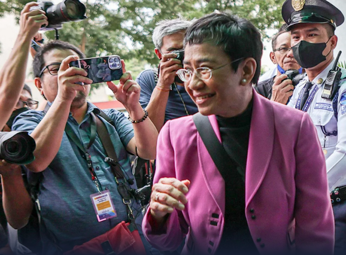 Nobel laureate and Rappler Holdings Corporation president Maria Ressa