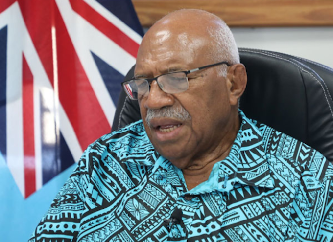 Fiji Prime Minister Sitiveni Rabuka