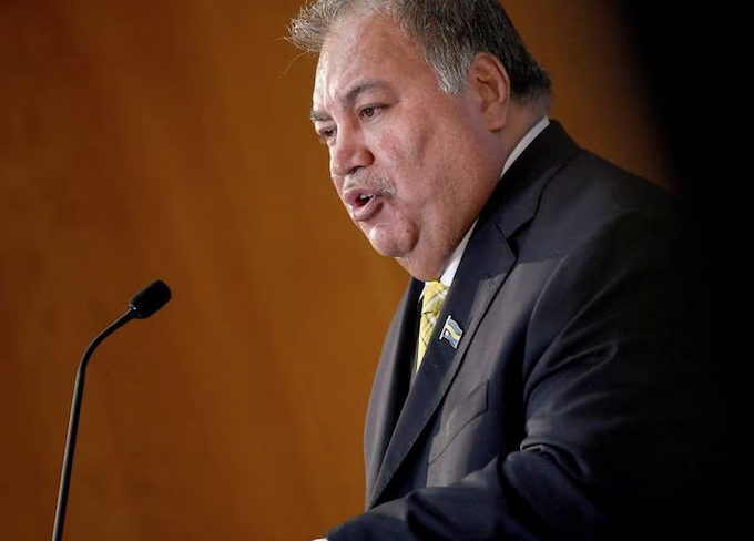 Nauru's Baron Divavesi Waqa