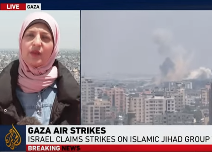 Al Jazeera's Youmna El Sayed reporting live from Gaza