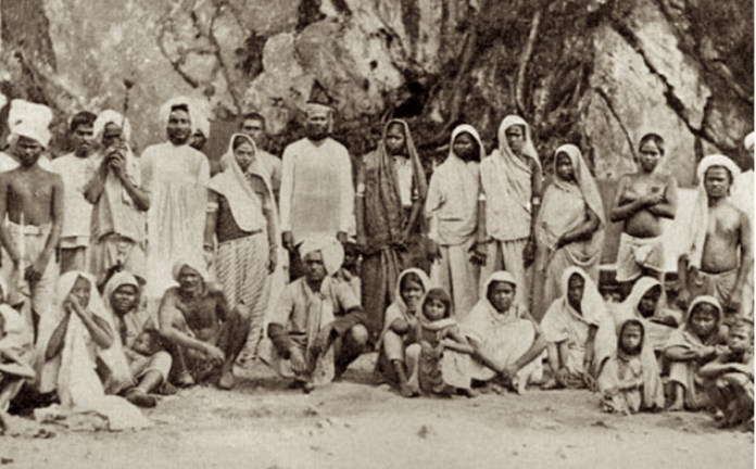 Some of the Girmityas, indentured labourers in Fiji