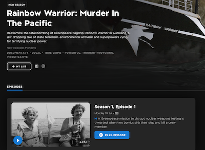 "Rainbow Warrior: Murder in the Pacific"