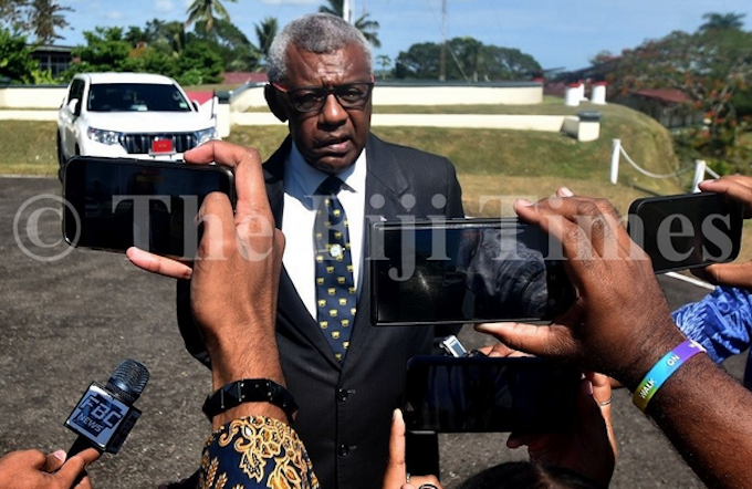 Fiji Home Affairs Minister Pio Tikoduadua