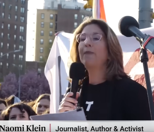 US author and activist Naomi Klein