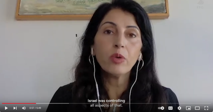 Palestinian lawyer and advocate Diana Buttu