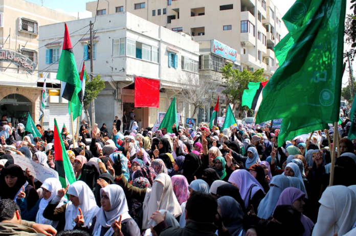 Palestinians in Gaza protesting over the February 2013 death of Arafat Jaradat in Megiddo prison