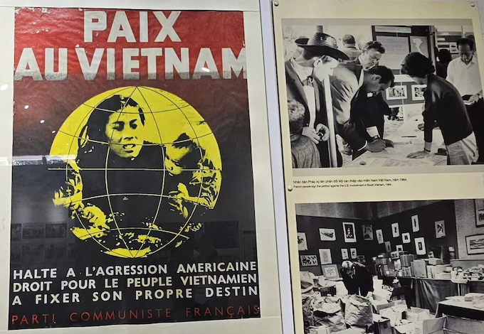 Exhibits in the Vietnam War Remnants Museum in Ho Chi Minh City