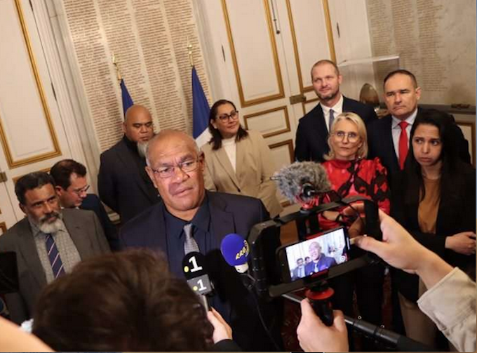 New Caledonia’s territorial President Alcide Ponga