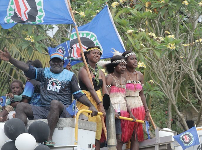 Young people celebrate Bougainville Patriotism Day in Buka on 1 September 2025