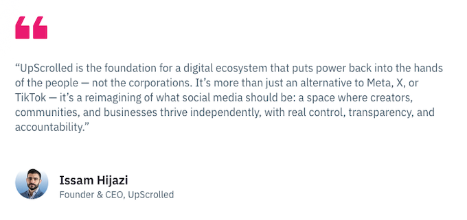 Palestinian-Australian app developer Issam Hijazi's message